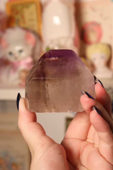 Short & Chunky Smoky Amethyst Towerm