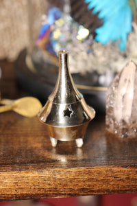 2” Brass Incense Cone Burner