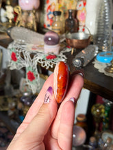 Load image into Gallery viewer, Sparkly Quartz x Carnelian Heart