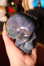 Load image into Gallery viewer, Polished Juicy Grape Agate Skull