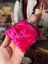 Load image into Gallery viewer, Hot Pink Velvet Crystal Display Pillows