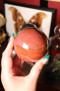 Colorful Petrified Wood Sphere