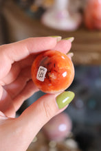 Load image into Gallery viewer, Carnelian x Amethyst Sphere