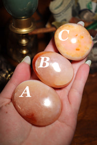 Pastel Carnelian Palmstones