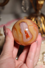 Load image into Gallery viewer, Peach Mango Carnelian Sphere