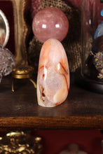 Load image into Gallery viewer, Peachy Carnelian with Quartz Freeform