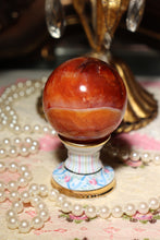 Load image into Gallery viewer, Funky Banded Carnelian Sphere