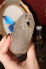 Load image into Gallery viewer, Protective Black Tourmaline in Quartz Tower