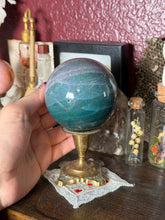 Load image into Gallery viewer, Blue Raspberry + Grape Banded Sea Jasper Sphere