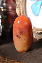 Load image into Gallery viewer, Banded Carnelian Freeform with Druzy