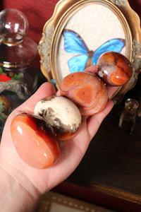 Funky Carnelian Palmstones