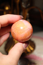 Load image into Gallery viewer, Small Peachy Carnelian Sphere
