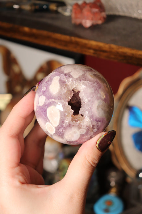Purple & Pink Amethyst Sphere