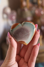 Load image into Gallery viewer, Purple &amp; Blue Polychrome Jasper Heart