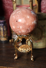 Load image into Gallery viewer, Bubblegum Pink Amethyst x Flower Agate Sphere