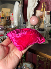 Load image into Gallery viewer, Hot Pink Velvet Crystal Display Pillows