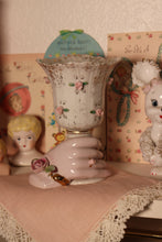 Load image into Gallery viewer, Vintage Floral Hand Vase Sphere Display