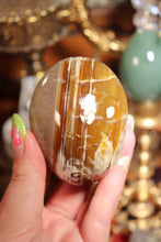 Load image into Gallery viewer, XL Carnelian Palmstone with Quartz