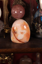 Load image into Gallery viewer, Peachy Carnelian with Quartz Freeform