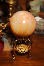 Load image into Gallery viewer, Custard Yellow Carnelian Sphere