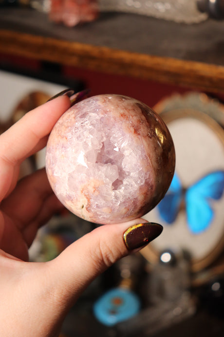 Purple & Pink Amethyst Sphere