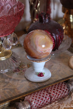Load image into Gallery viewer, Dreamy Peachy-Pink &amp; Quartzy Carnelian Sphere