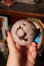 Load image into Gallery viewer, Bubbly Druzy Pink Amethyst Sphere