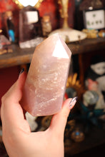 Load image into Gallery viewer, Dreamy Rose Quartz Towers