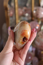 Load image into Gallery viewer, Large Carnelian Heart with Purple Tones &amp; Natural Caves