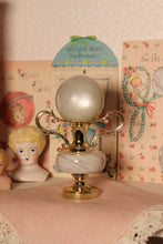 Load image into Gallery viewer, Vintage Marble Trophy-Style Sphere Display