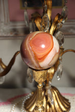 Load image into Gallery viewer, “Watercolor” Pink-Toned Polychrome Jasper Sphere