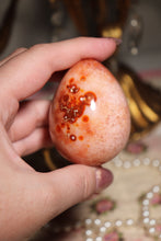 Load image into Gallery viewer, Peachy-Pink Quartz x Carnelian Egg