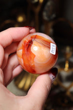 Load image into Gallery viewer, Peach Yogurt Carnelian Sphere