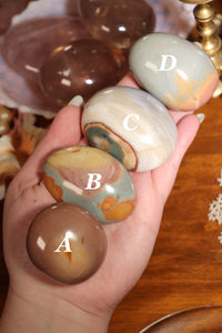 Polychrome Jasper Palmstones