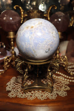 Load image into Gallery viewer, XL Sky Blue Sea Jasper Sphere