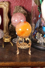 Load image into Gallery viewer, Orange Quartzy Carnelian Sphere