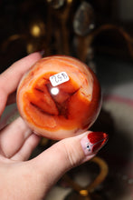 Load image into Gallery viewer, Large Carnelian Eyeball Sphere