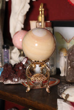 Load image into Gallery viewer, Creamy Pastel Peachy-Yellow Polychrome Jasper Sphere