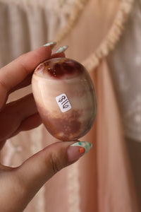 Mauvey-Purple Polychrome Jasper Palmstone