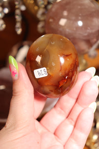 Funky Carnelian Palmstones