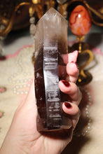 Load image into Gallery viewer, Semi-Polished Twin Termination Smokey Quartz Tower