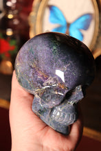 Load image into Gallery viewer, Polished Juicy Grape Agate Skull