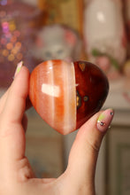 Load image into Gallery viewer, “Opposite Aesthetics” Carnelian Heart