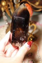 Load image into Gallery viewer, Phantom Smokey Quartz Tower with Chlorite Inclusions