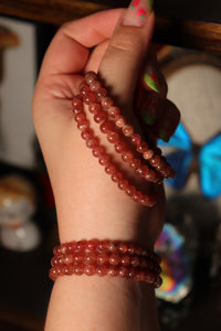 (1) Gemmy Rhodochrosite Bracelet