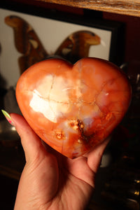 *IMPERFECT* Carnelian Heart