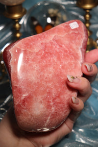 Glittery Polished Rhodochrosite Bowl