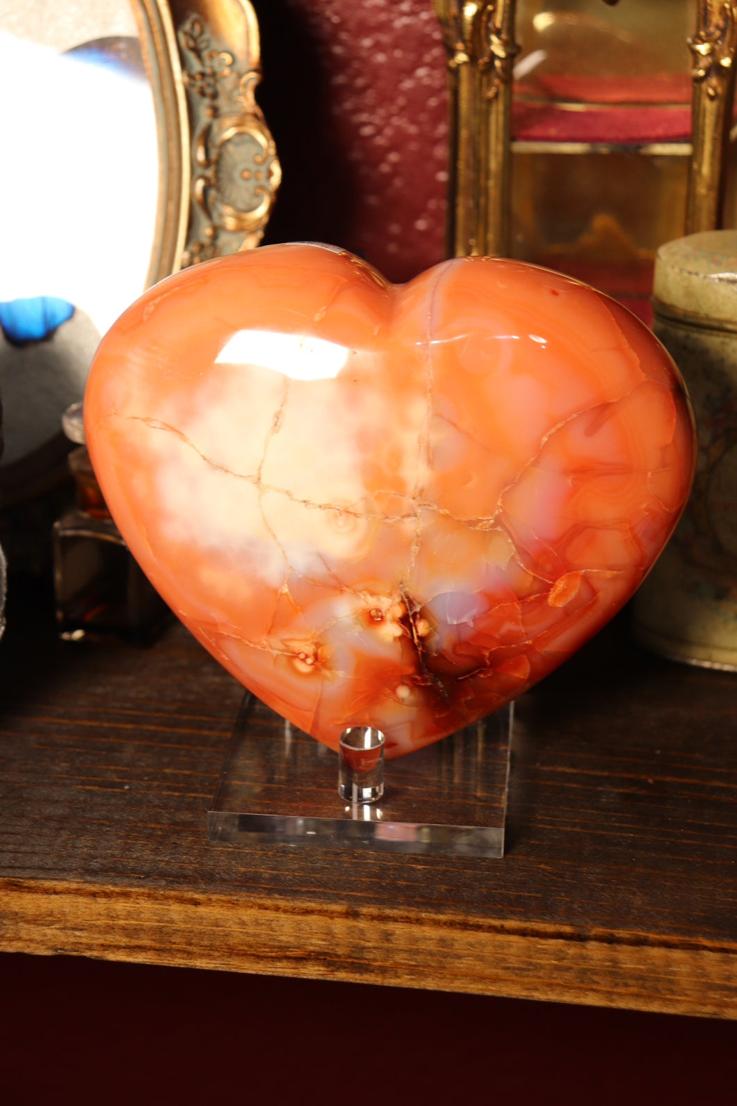 *IMPERFECT* Carnelian Heart