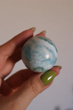 Load image into Gallery viewer, Mermaid Oasis Larimar Sphere