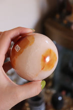 Load image into Gallery viewer, Large Quartzy Peach Carnelian Sphere